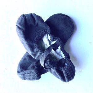 Black Canvas Sansha Ballet Slippers Used Size 7